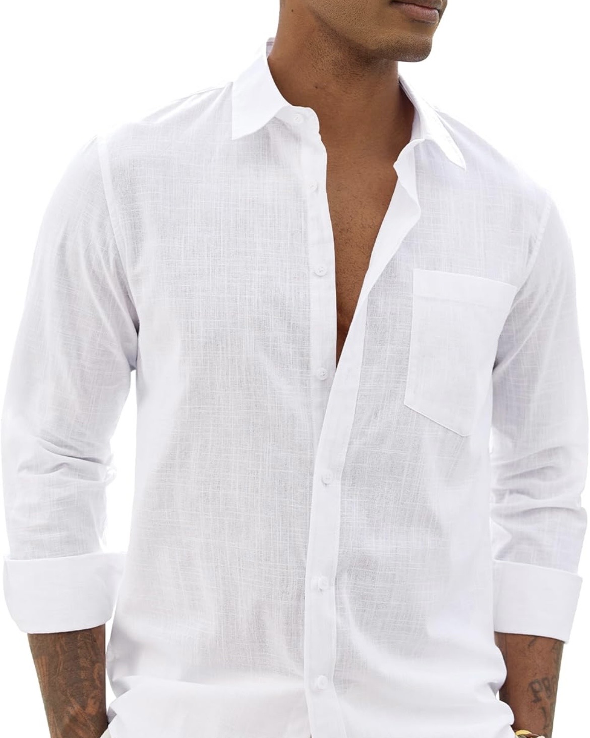 White Linen Shirt