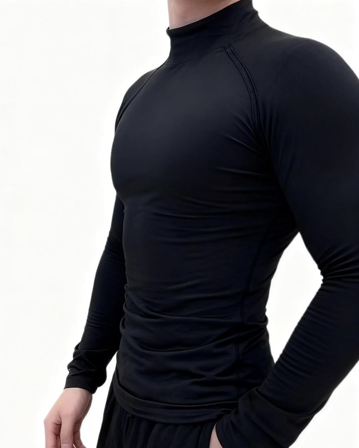 Men's Black Compression Shirt