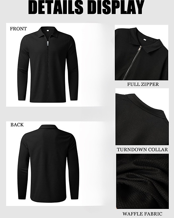 Men's Casual Zip-Up Jacket