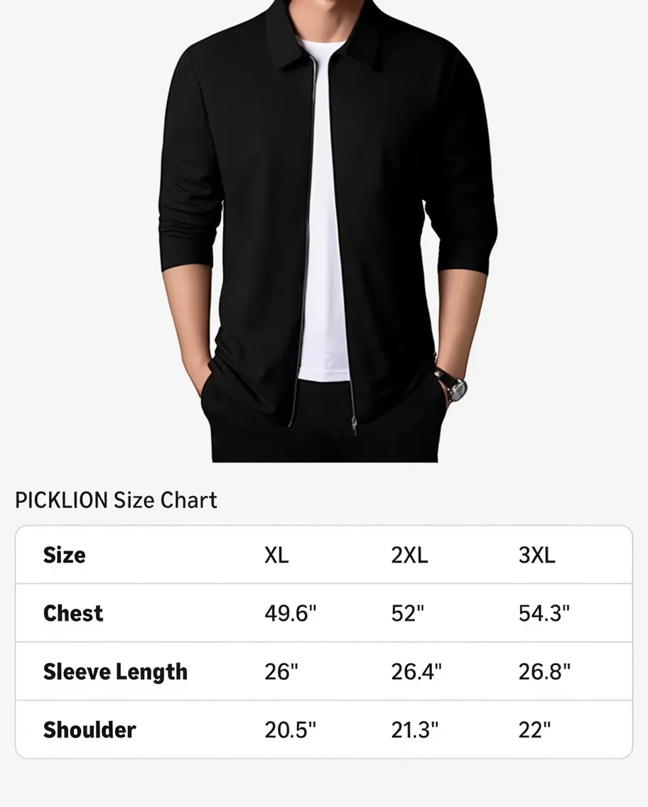 Men's Casual Zip-Up Jacket