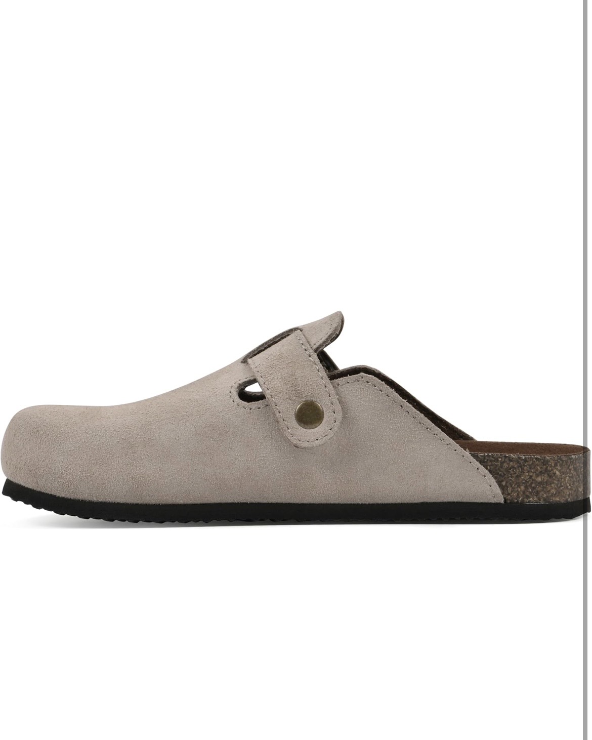 Suede Clog Sandal