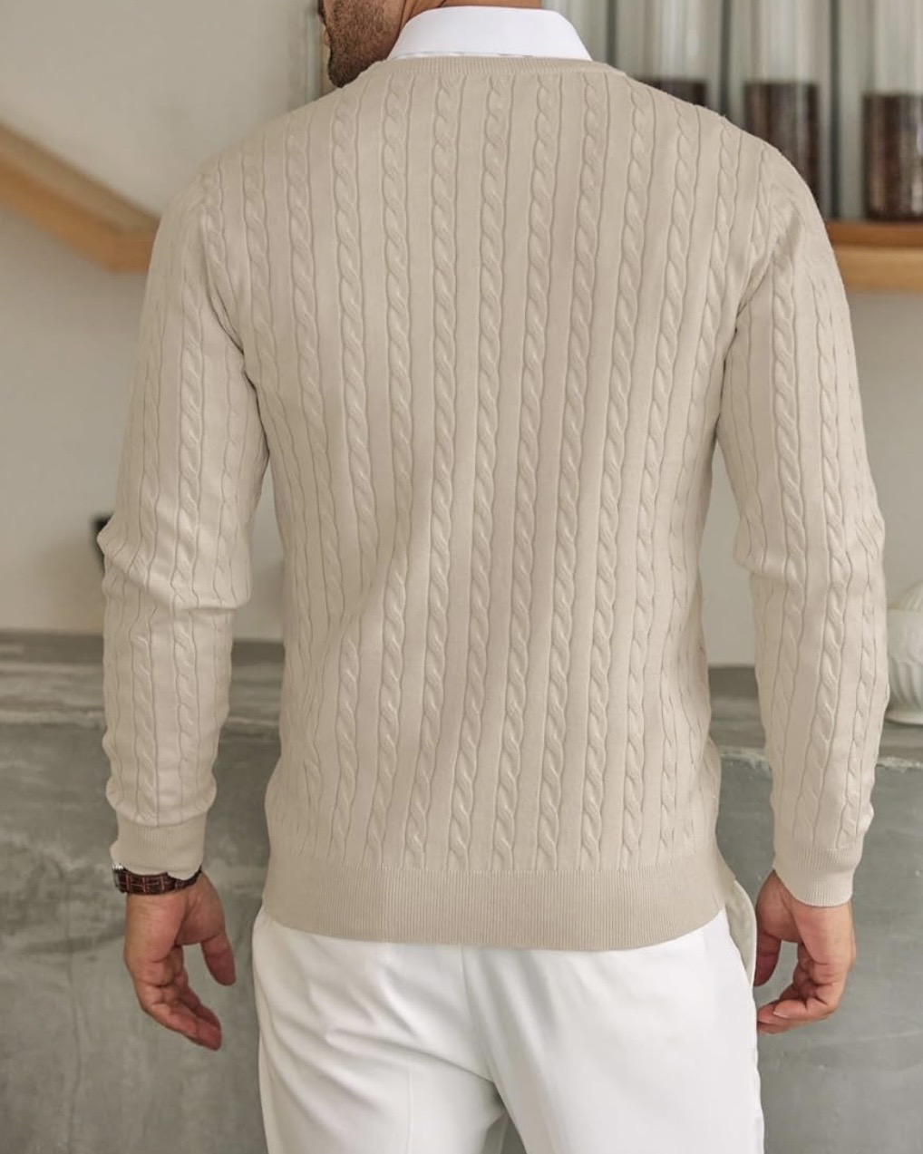 Beige  Sweater