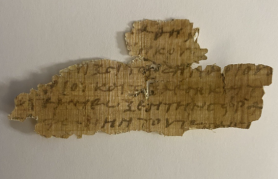 Papyrus 24  Replica-Rev 6:5 Black Horse & Scales, Early 4th C Fragment