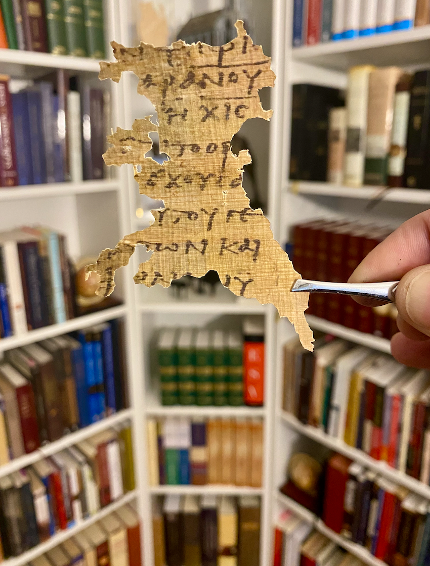 Revelation:  616 Mark of the Beast Variant: Handcrafted replica of Papyrus 115 (𝔓¹¹⁵) Egyptian Papyrus