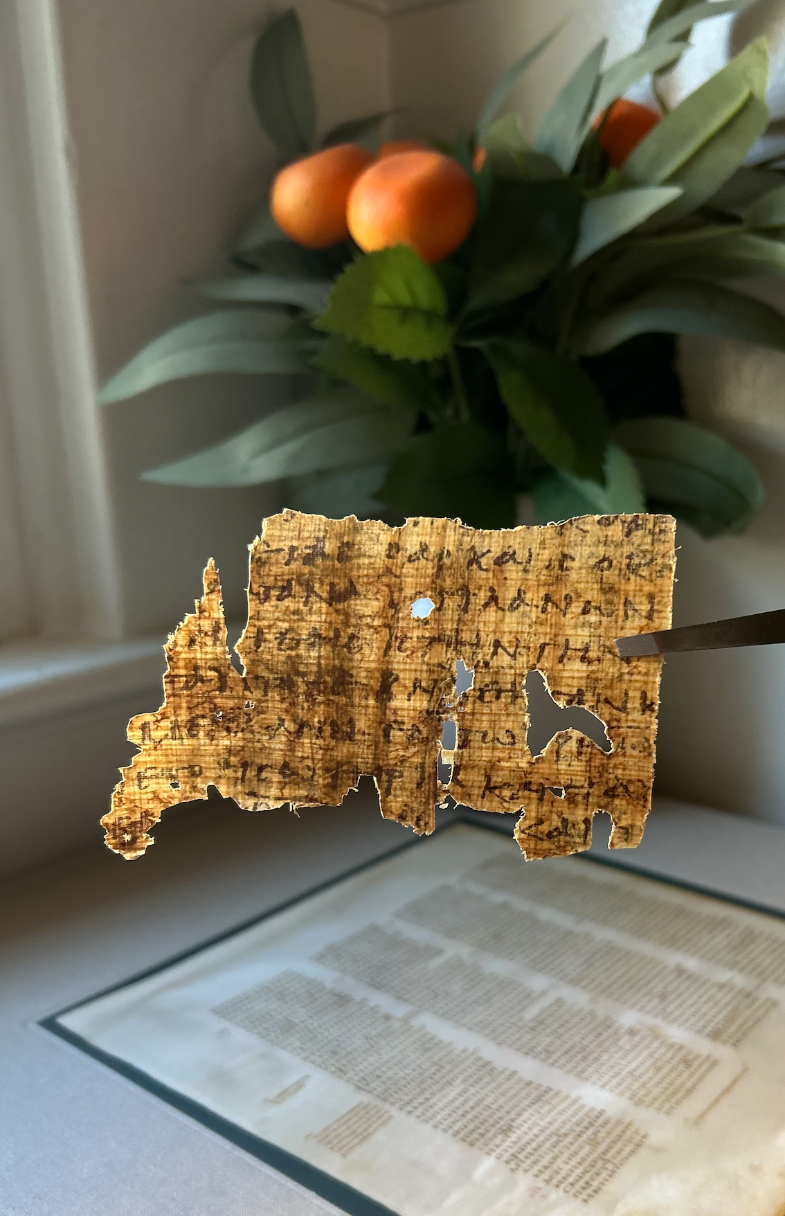 Revelation 12:9 Fall of Satan- Heavenly Victory Over the Dragon! Handcrafted Papyrus Replica