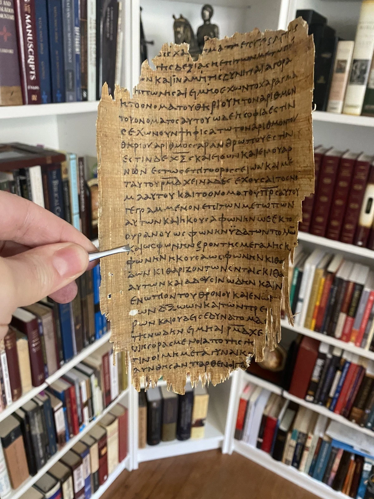 Papyrus 47 Facsimile|Replica– Book of Revelation 666 verse, 3rd Century