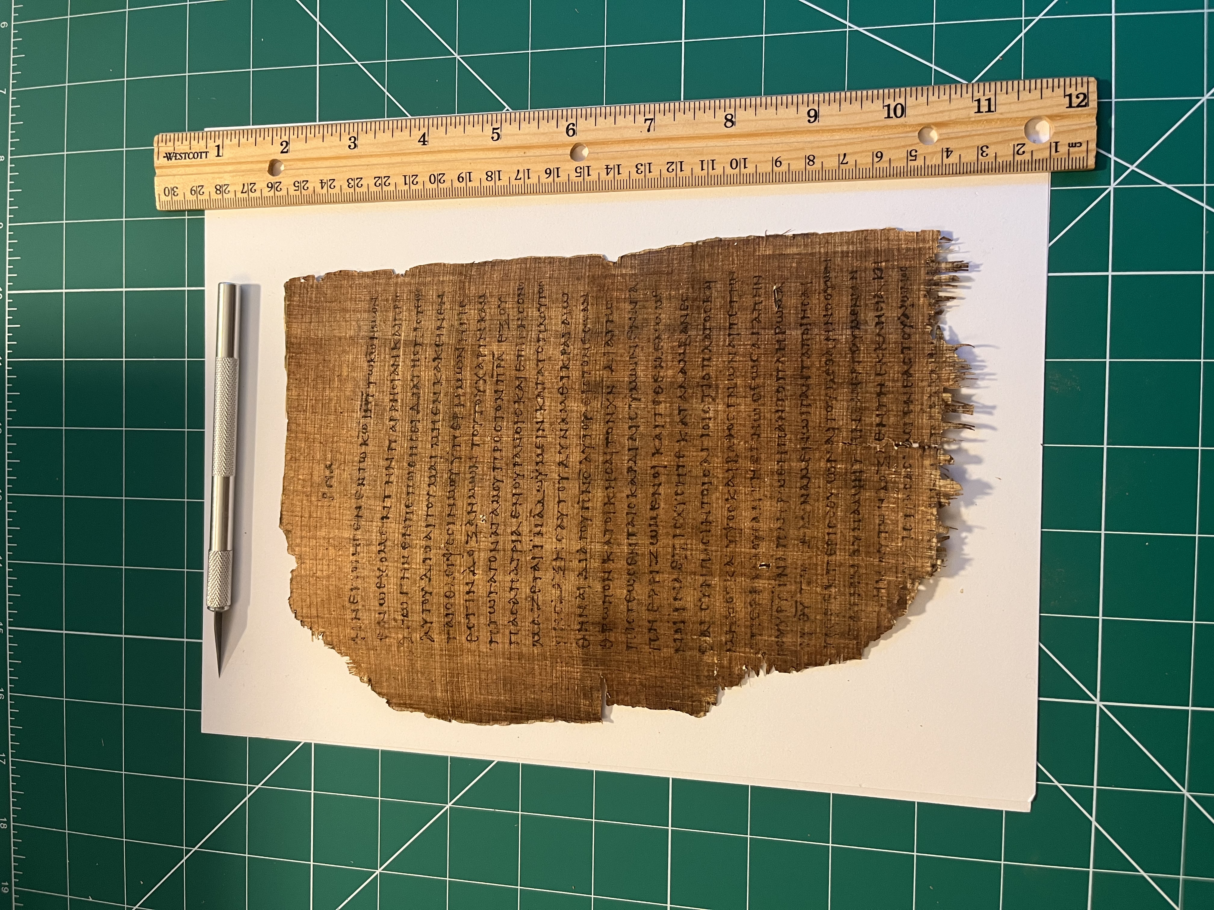 Papyrus 46 (P46) Ephesians 2:21-4:2 Replica - Folio 3 | Front/Back 2-3rd Century Manuscript