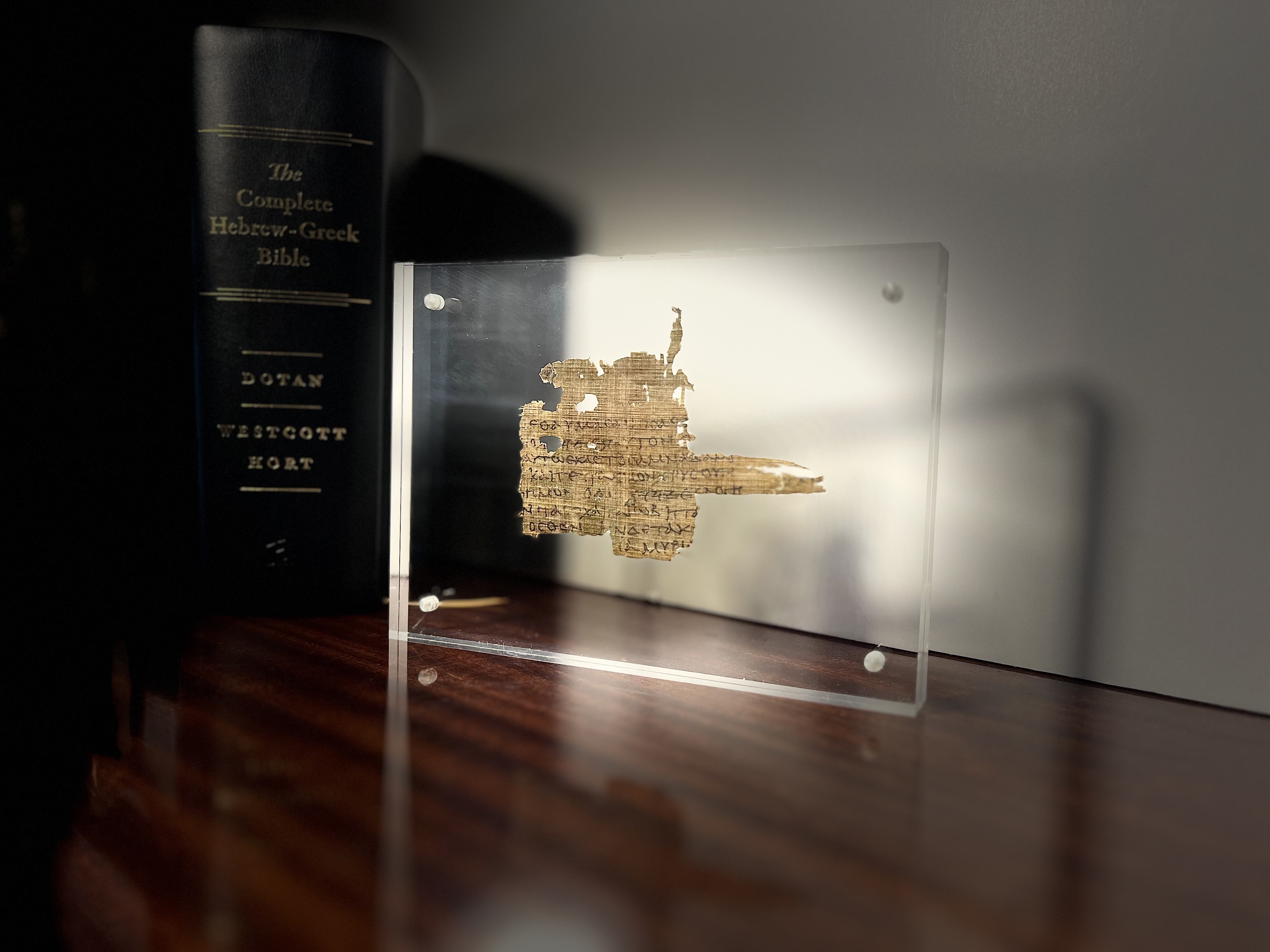 The Lord Blessed Job | Job 42 Papyrus | Oxyrhynchus 3522 Greek Manuscript Replica