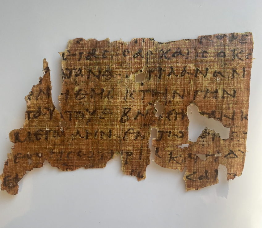 Revelation 12:9 Fall of Satan- Heavenly Victory Over the Dragon!  Handcrafted Papyrus Replica