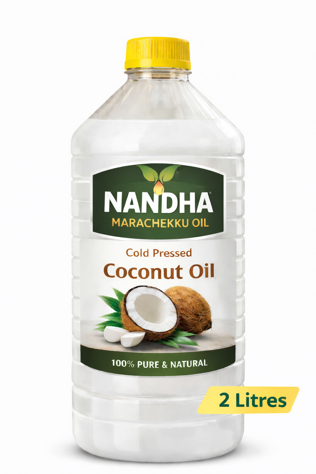 Nandha Marachekku Cold Pressed Coconut Oil – 2 Litres