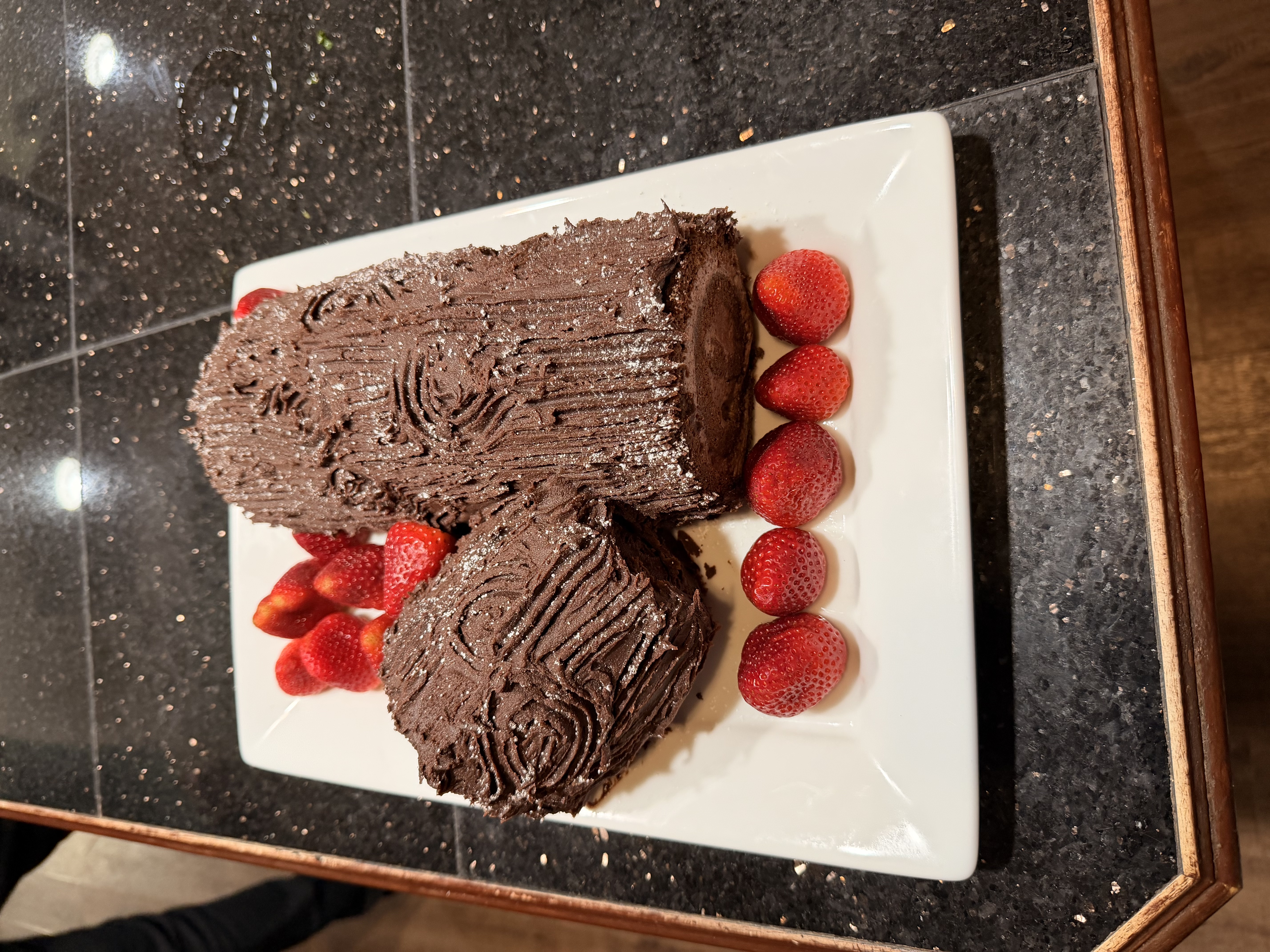 Chocolate Swiss Roll Cake