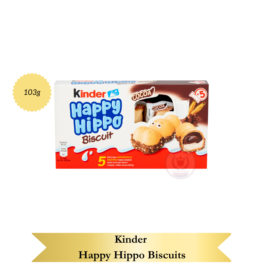 Kinder Happy Hippo Biscuits 103g