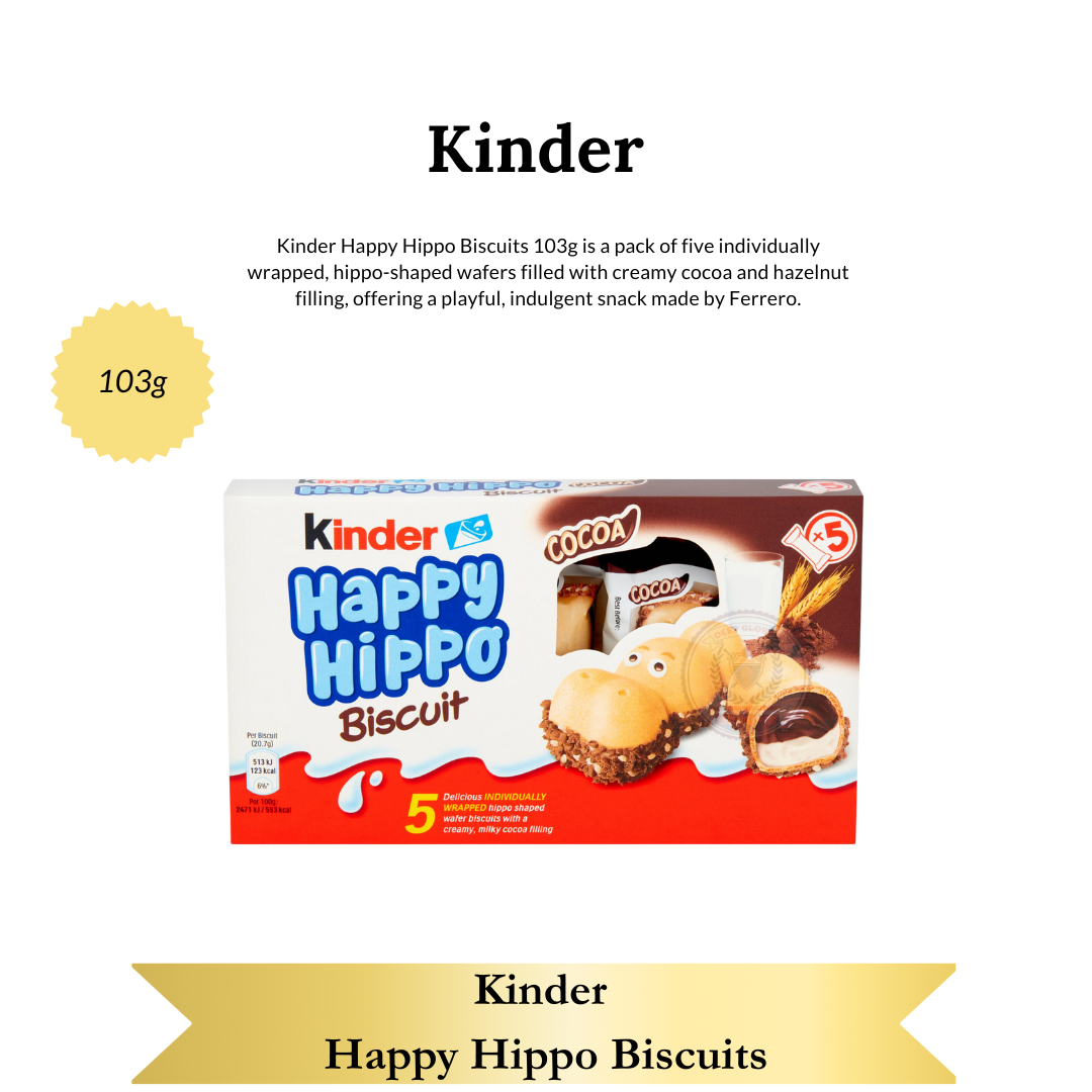 Kinder Happy Hippo Biscuits 103g