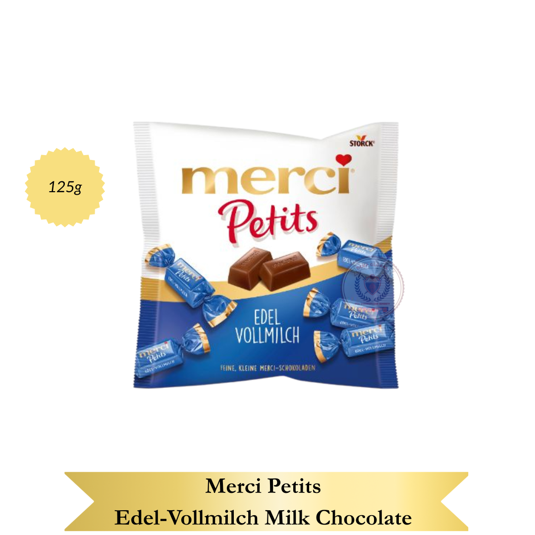 Merci Petits Edel-Vollmilch Milk Chocolate 125g Individually Wrapped High-Quality Snack Gift