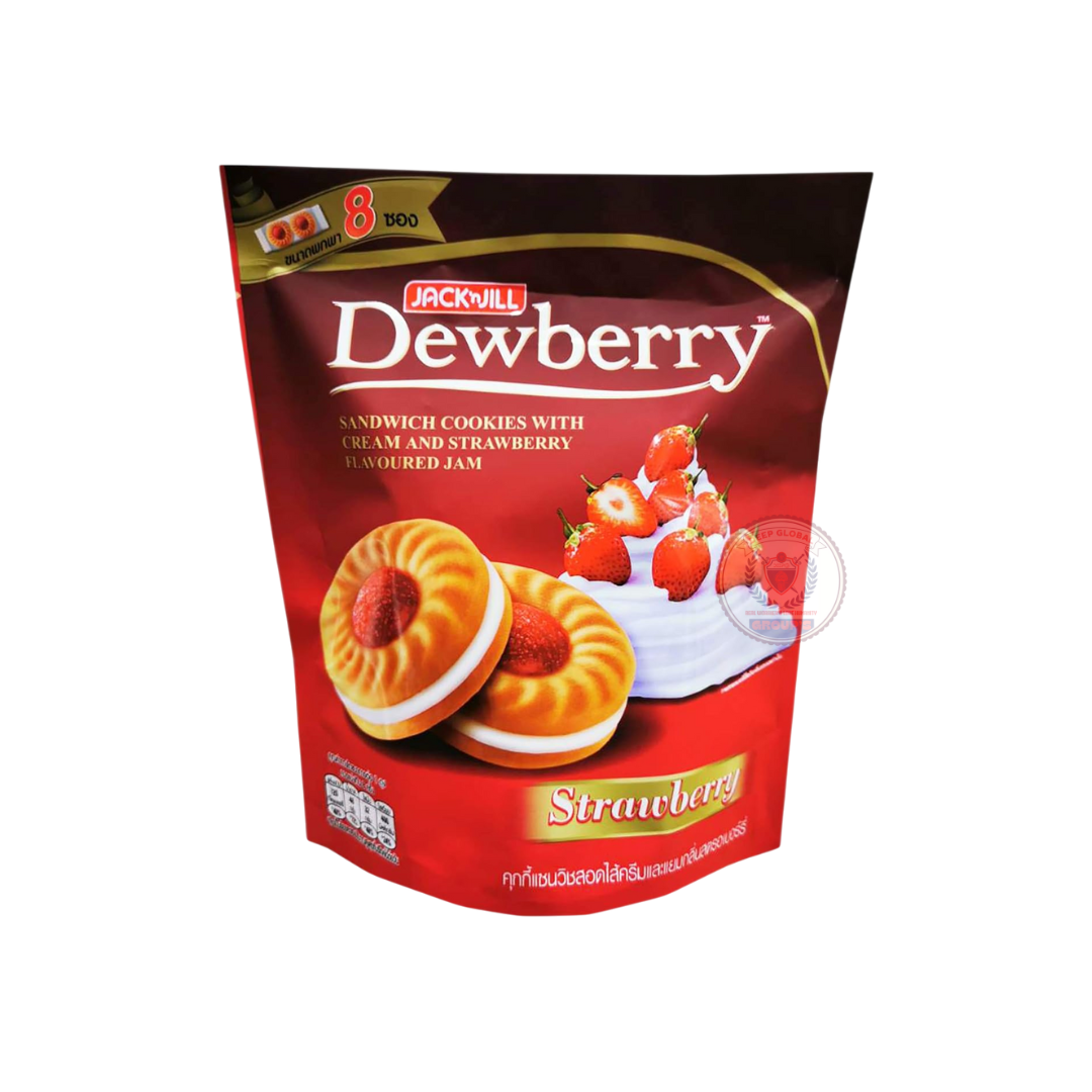 Jack n Jill Dewberry Strawberry Sandwich Cookies 144g