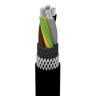 (N)SHTOEU Kabel Reeling Fleksibel Tegangan Rendah 600/1000V untuk Crane, Hoist, Lift & Alat Bergerak Tahan Torsi, Tegangan, Minyak & Cuaca Ekstrem