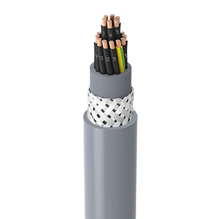 YSLYCY Kabel Fleksibel Sinyal & Kontrol Industri Tahan UV, Perisai EMC, 300/500V untuk Mesin, Lini Produksi, dan Sistem Pengukuran