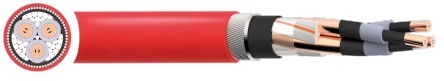 BS 6622 XLPE PVC 12.7/22kV Medium Voltage Power Cable – Single & Multi-Core, Copper Conductor, Flame Retardant, PVC/Steel or Aluminium Armoured, Underground & Duct Installation