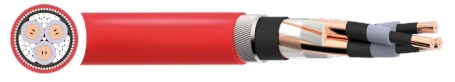 BS 7835 3.8/6.6kV LSZH Armoured Power Cable XLPE Insulated AWA/SWA Medium Voltage Cable for Direct Burial