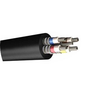 Kabel Tambang Fleksibel BS 6708 Type 7M 640/1100V Kabel Daya Heavy Duty untuk Mesin Gali & Crushing dengan Selubung Chloroprene