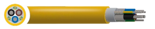 (N)SSCHÖU-J 0.6/1kV Heavy Duty Flexible Rubber Cable Submersible, Flame Retardant, EMC Screened for Industrial & Hazardous Environments