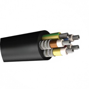 Kabel Industri BS 6708 Type 14 640/1100V Fleksibel untuk Mesin Ekskavasi & Penghancur, Konduktor Tembaga Tinned, Isolasi EPR, Pelindung Nylon