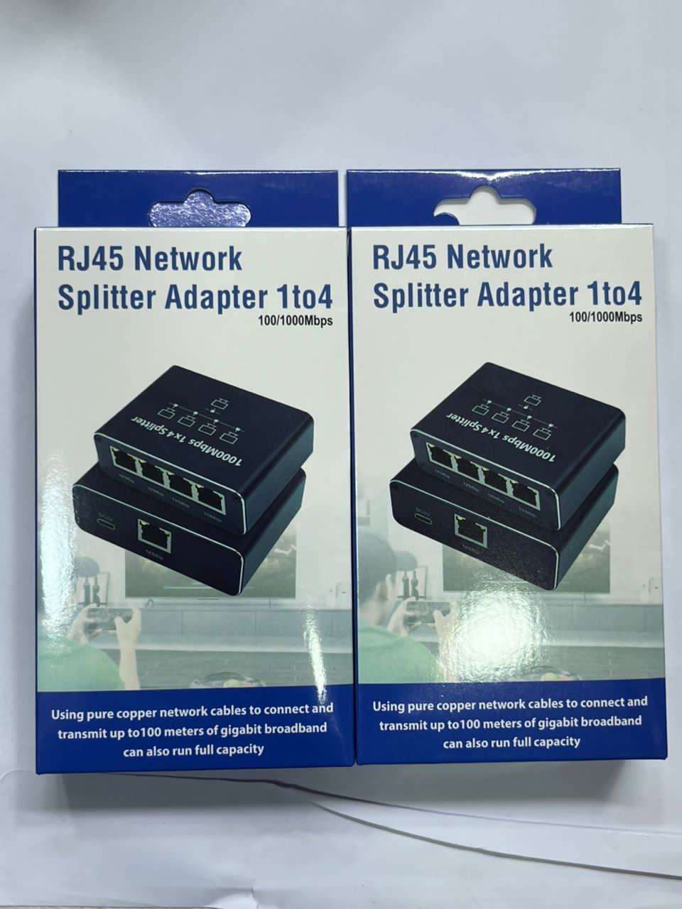 RJ45 Network Splitter Adapter 1to4