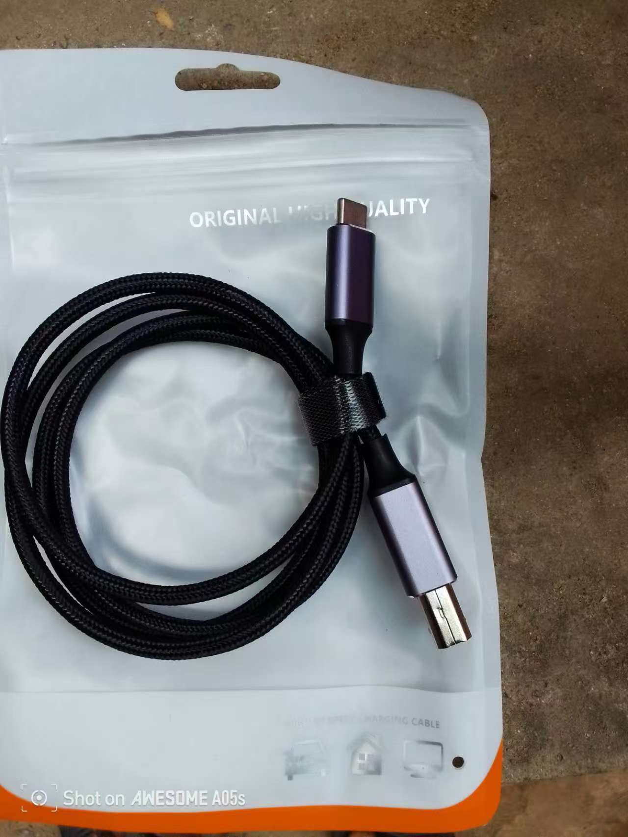 USB-C to USB-A Braided Cable