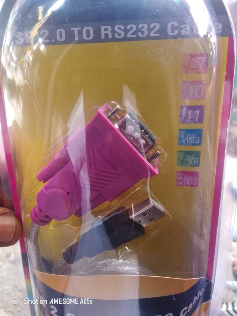 USB 2.0 to RS232 Cable