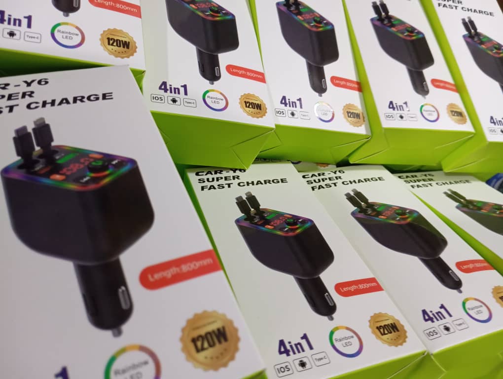 4-in-1 Super Fast Car Charger