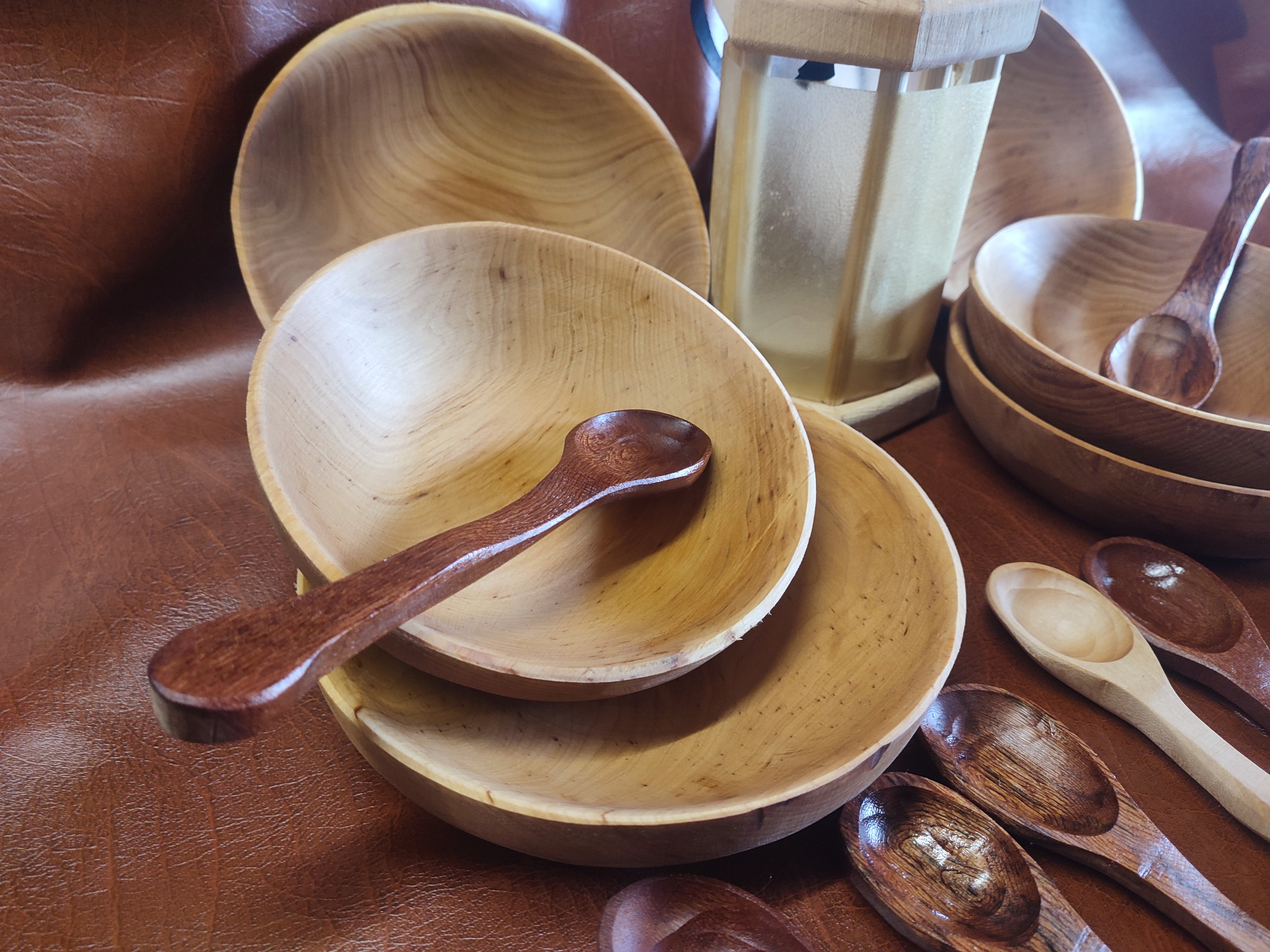 Miska drewniana 200 mm