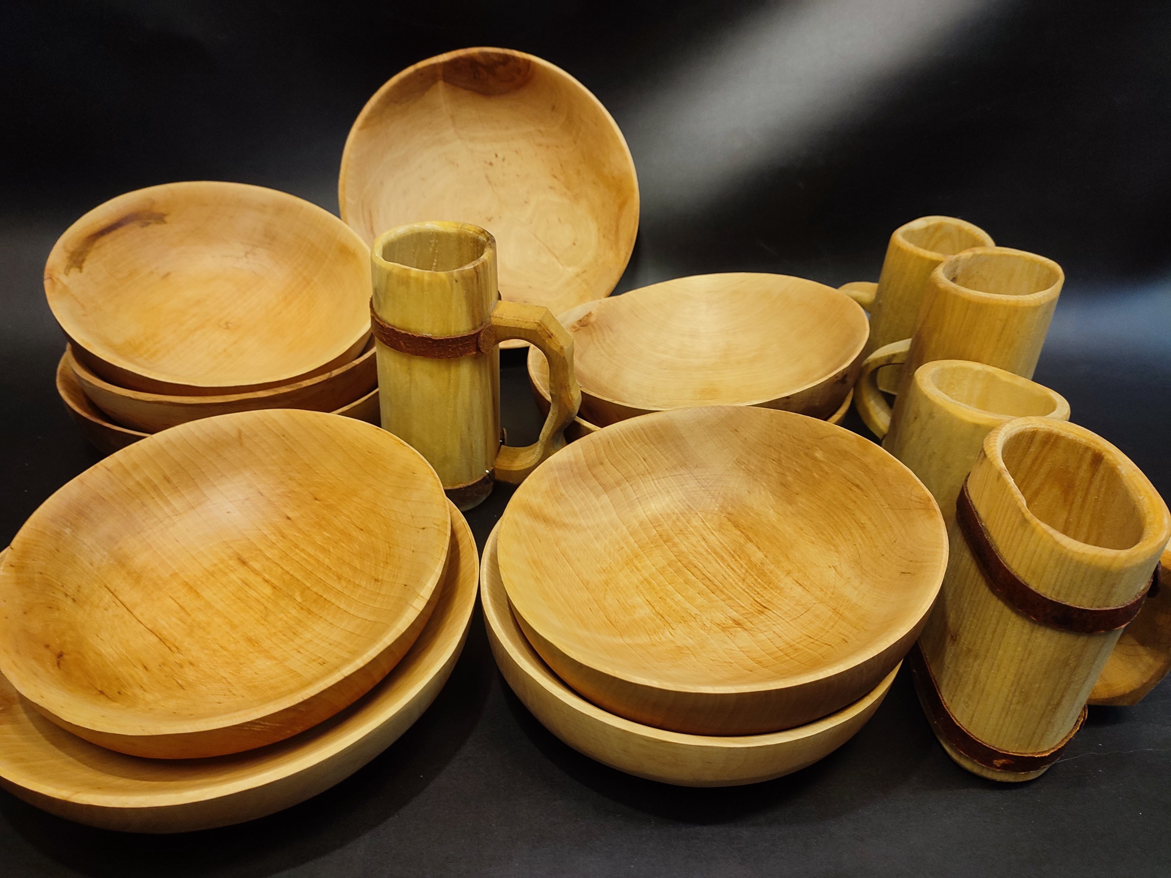 Miska drewniana mała 180 mm