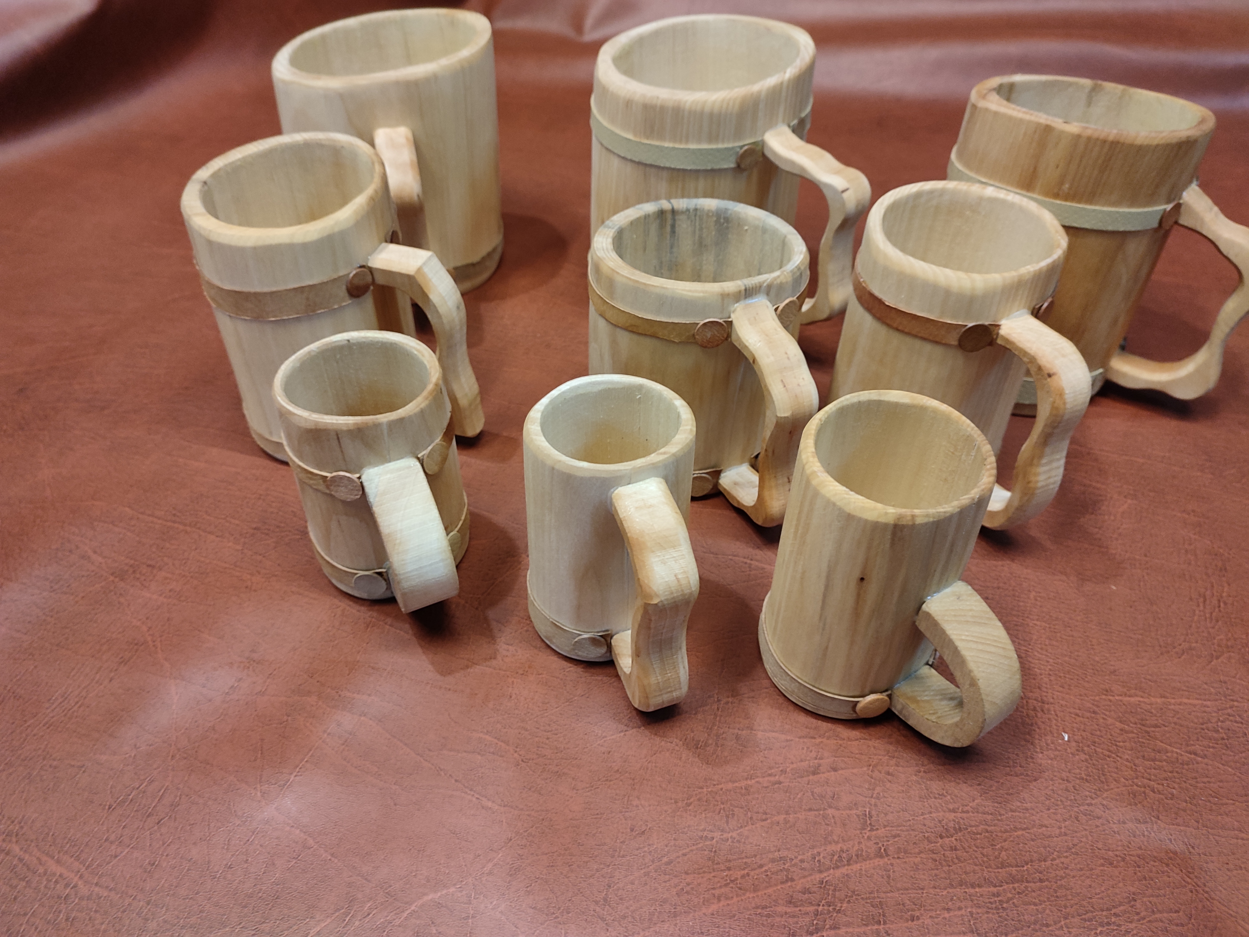 Kufle drewniane 0,5l