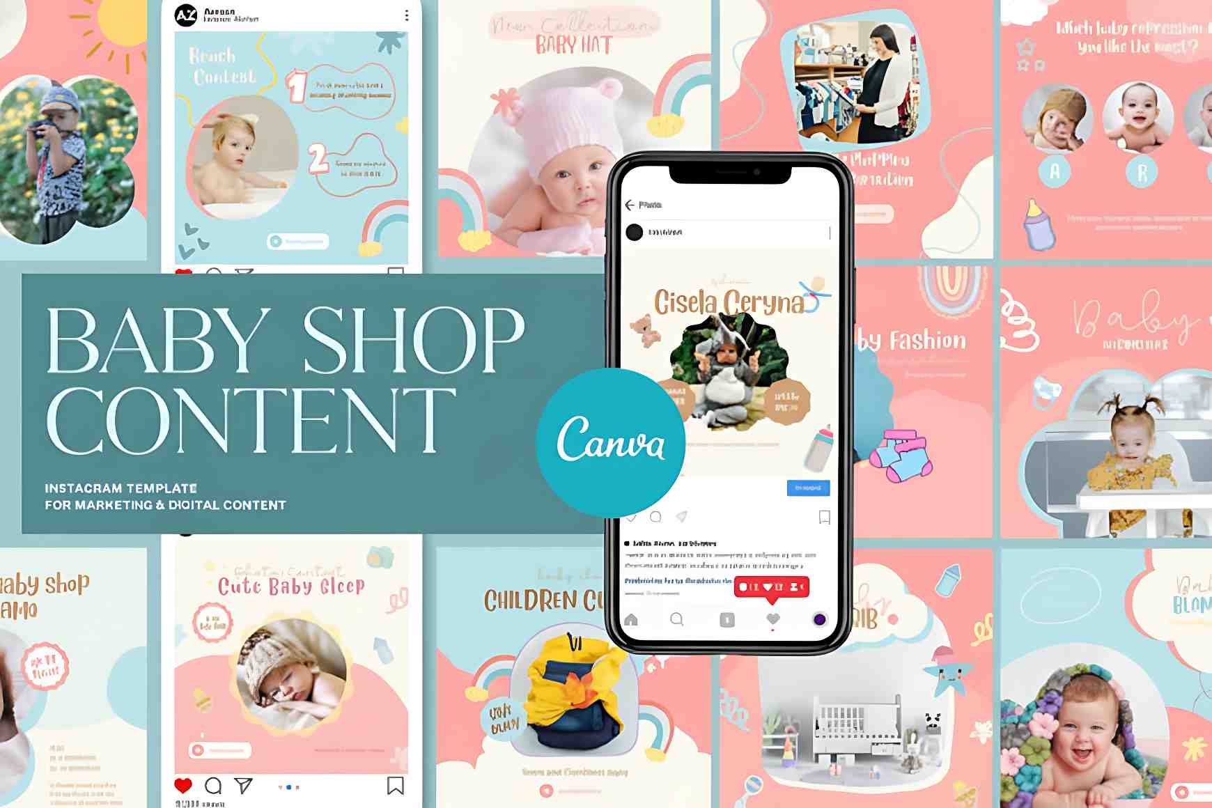 Baby Shop Content Instagram Template
