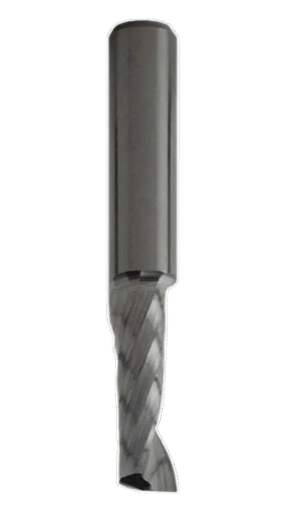 Single Flute Solid Carbide Spiral Bit