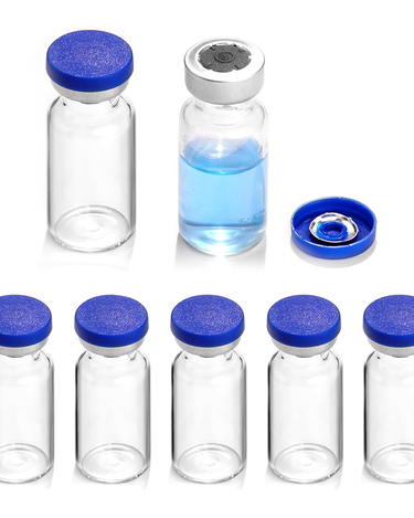 5 Pack Empty Sterile Glass Vials