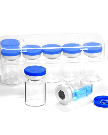 5 Pack Empty Sterile Glass Vials
