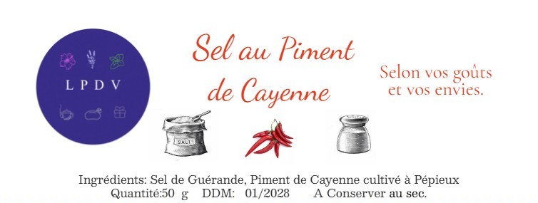Sel au Piment de Cayenne
