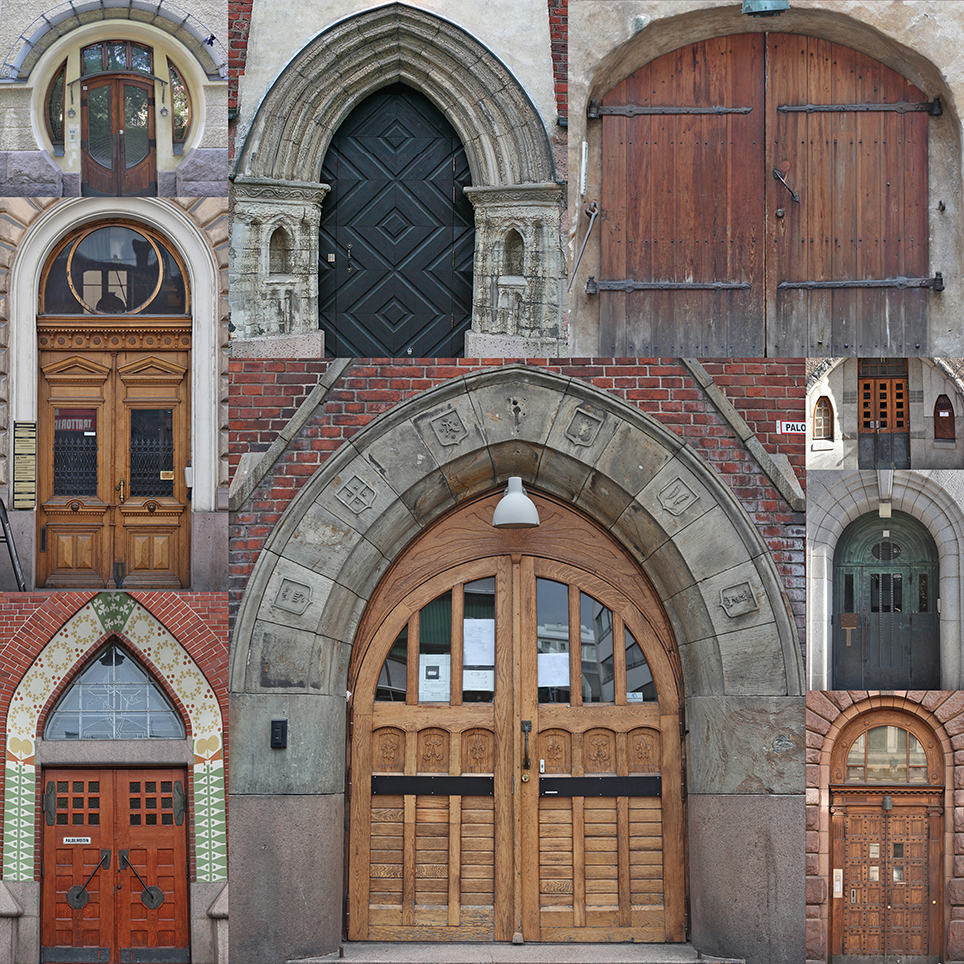 Art exhibition catalogue "TURUN OVET. THE DOORS OF TURKU"