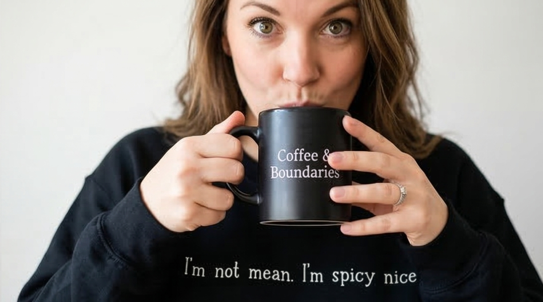I'm Not Mean, I'm Spicy Nice | The "Don't Test Me" Crewneck