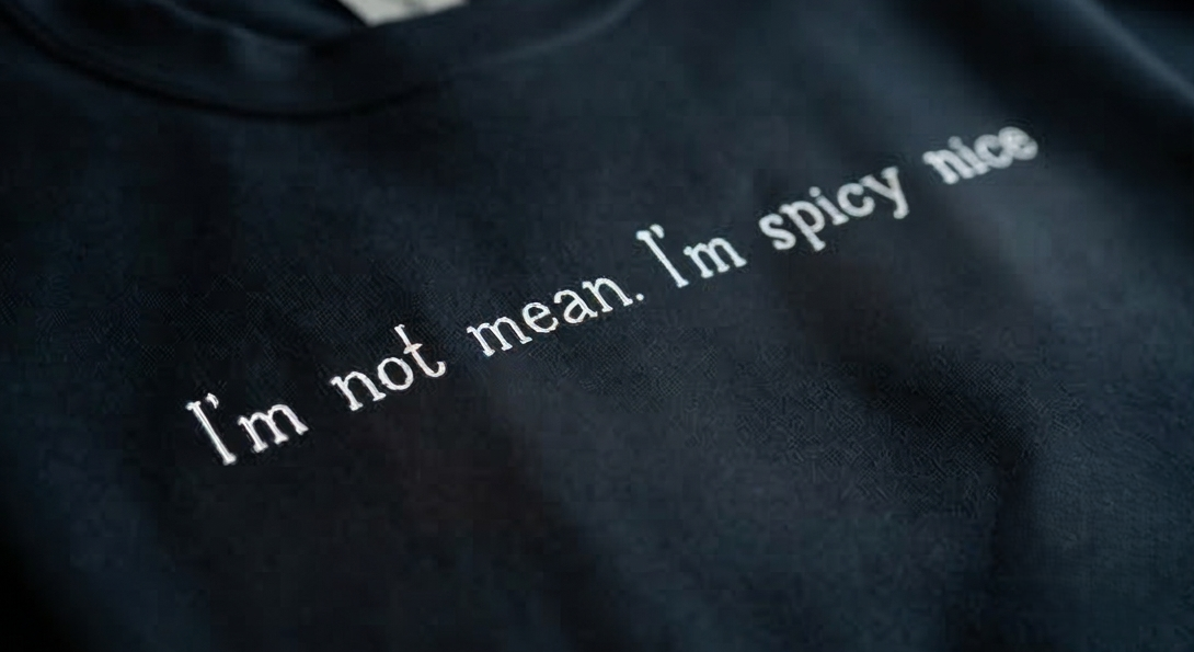 I'm Not Mean, I'm Spicy Nice | The "Don't Test Me" Crewneck