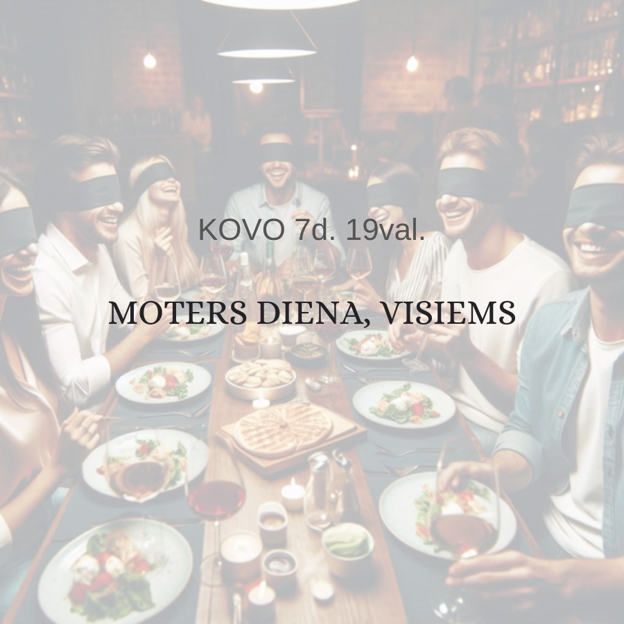 Pojūčių vakarienė. Kovo 7d.