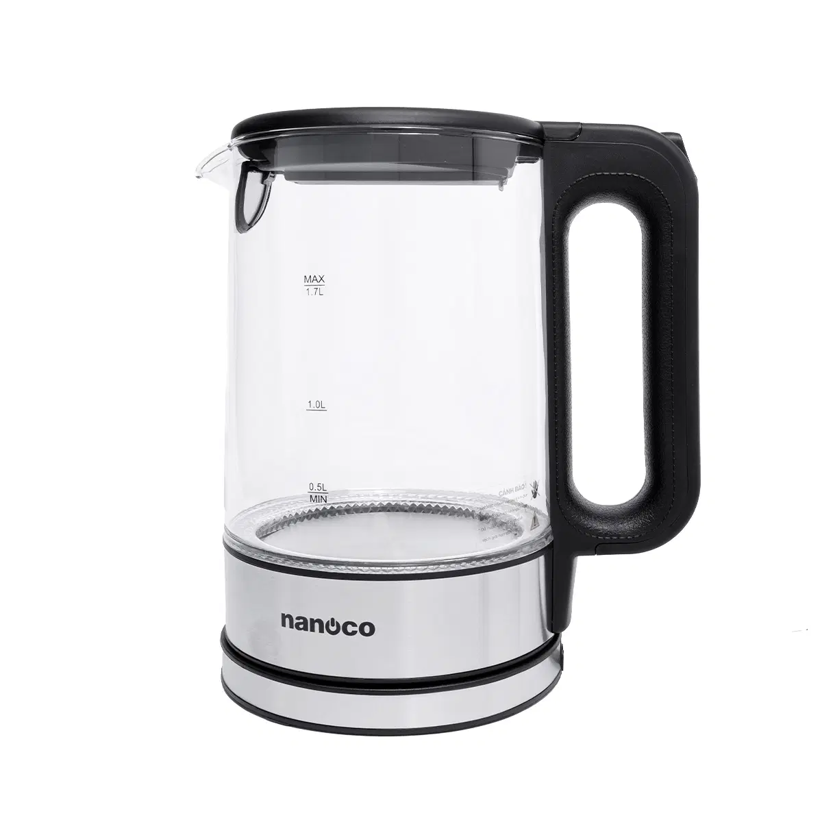 Bình đun siêu tốc thủy tinh,1.7L