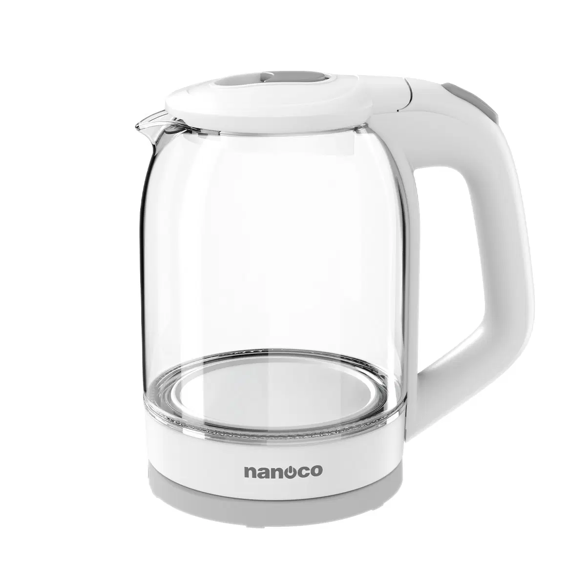 Bình đun siêu tốc thủy tinh 1.8L trắng