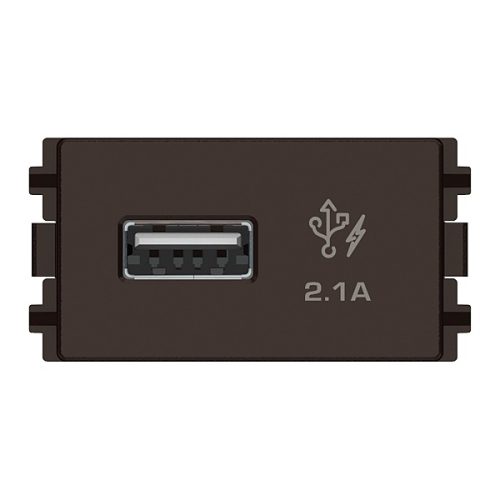 Ổ sạc USB 2.1A đơn, Size S 8431USB_BZ