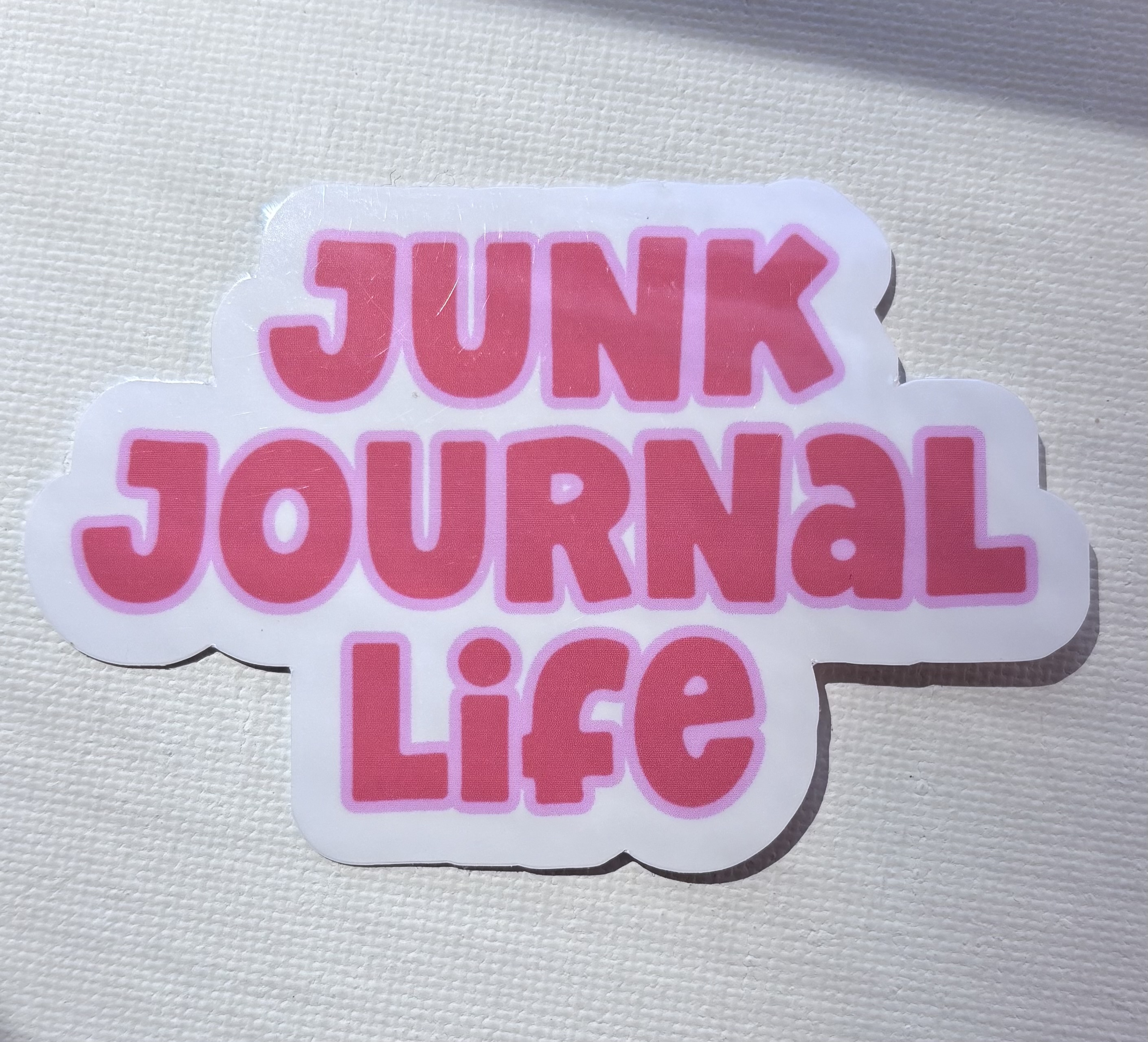 Junk Journal Life Sticker