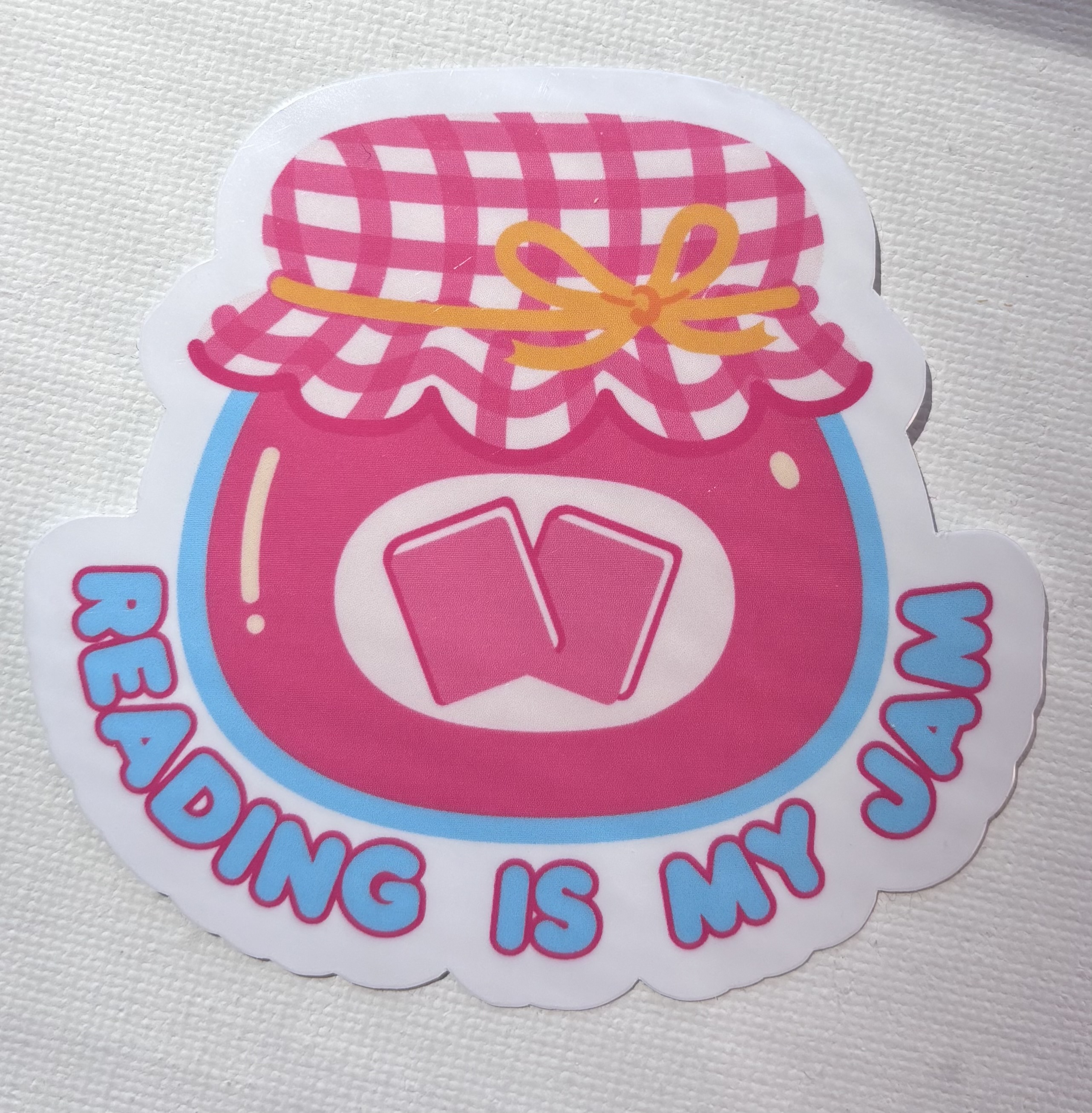 Reading is My Jam Sticker