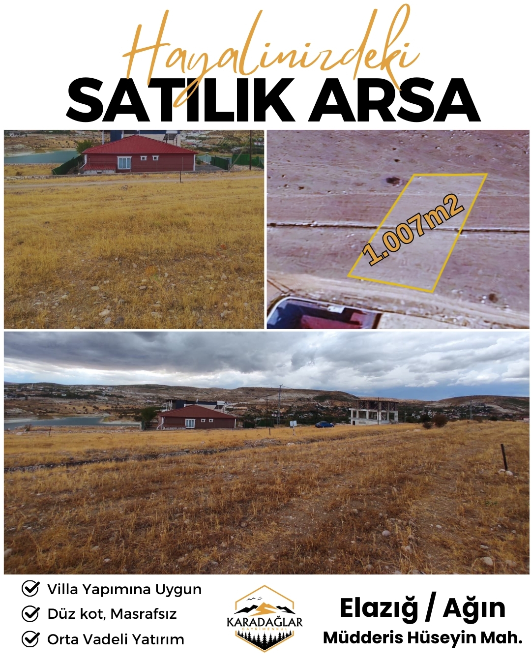 VİLLA İMARLI HAYALİNİZDEKİ ARSA