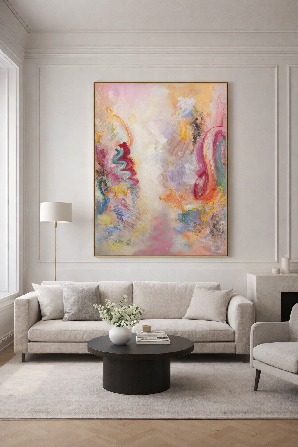 ¨The space between us¨116 x 89 cm