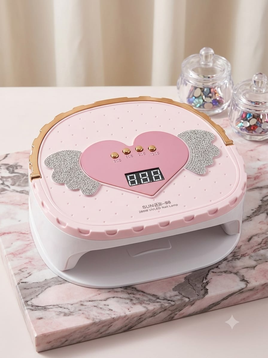 Lámpara LED para Uñas Corazón Alas